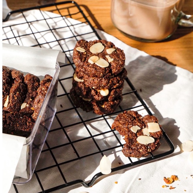 

BROWNUT COOKIES (Low GI, Vegan, Gluten Free Cookies) No dairy, no eggs, no gluten