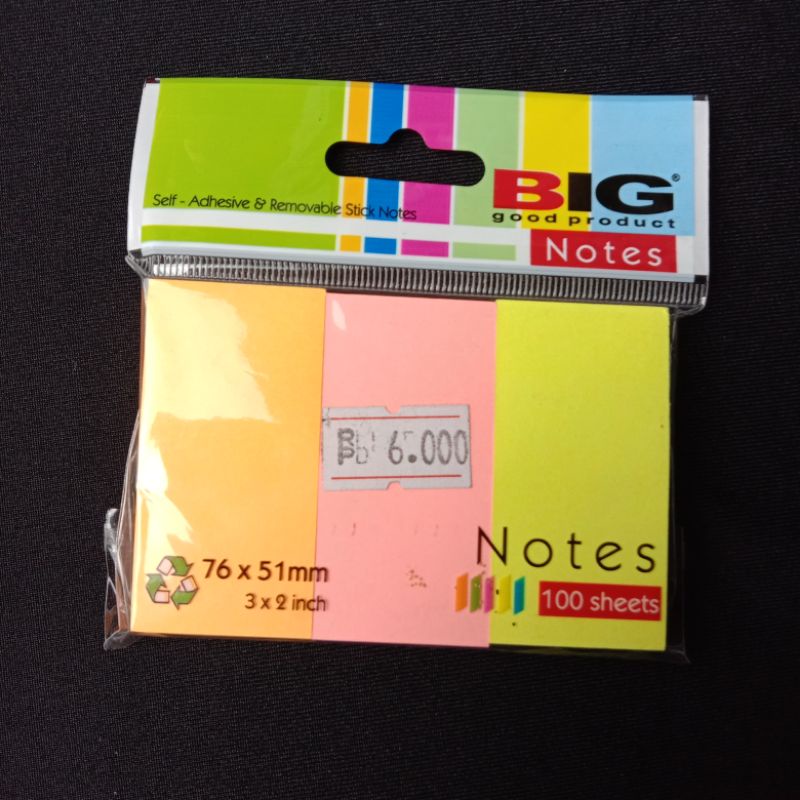 Jual Sticky Notes Warna Polos Shopee Indonesia