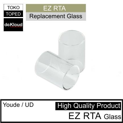 Kaca Youde UD EZ RTAx | 22mm warna glass bening