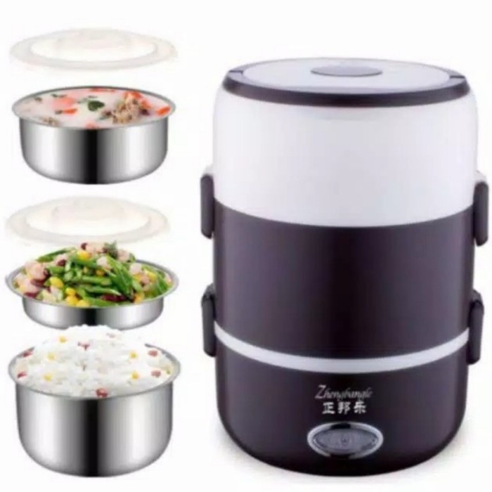 Electric Lunch Box Mini Rice Cooker Multifungsi Kotak Makan Elektrik