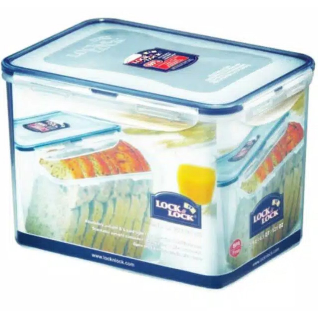 [Lock n Lock] HPL829 Rectangular Tall Food Container 3.9 L / BREAD BOX / KOTAK ROTI