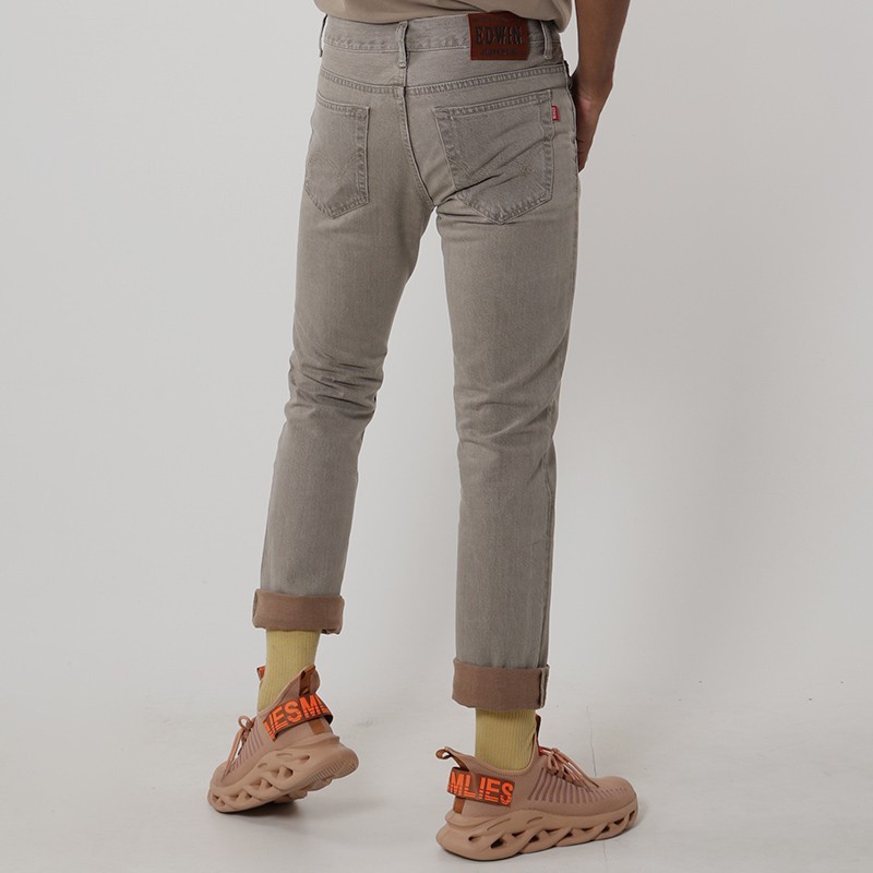 Edwin Celana Jeans Nagoya Khaky Regular Fit Panjang Denim Khaky
