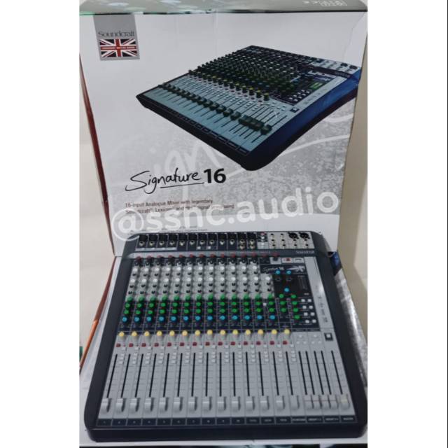 MIXER SoundCraft SIGNATURE 16 Channel GRADE A