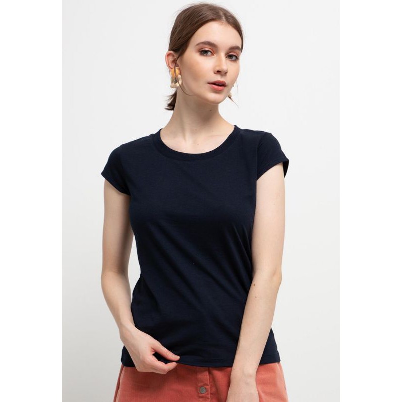 Kaos Tolliver Basic Half Scoop Neck T-Shirt