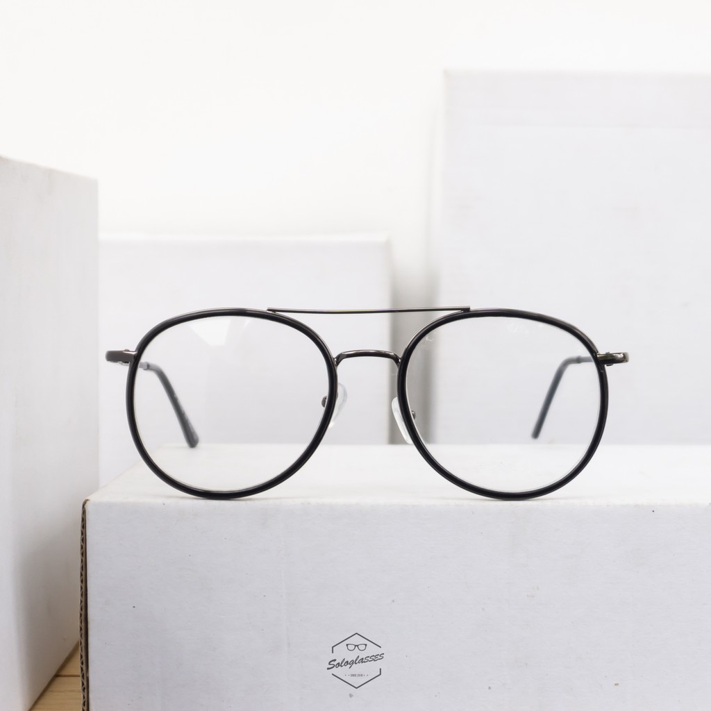 Frame Kacamata Bulat Double Bridge - CEIBA 03
