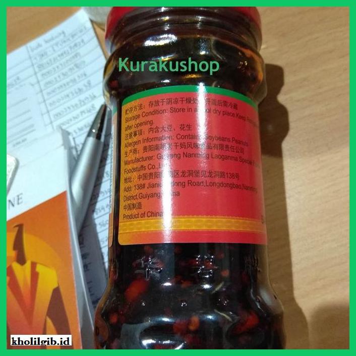 

Aneka-Sambal- Lao Gan Ma Chili In Oil 275 Ml (Laoganma) -Pedeeeeeezzzzzzz.