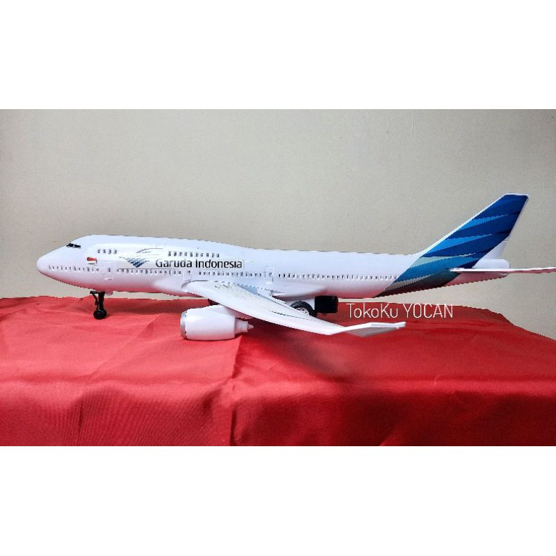 Mainan Pesawat Terbang Cruzer Aviation Miniatur diecast pesawat Garuda