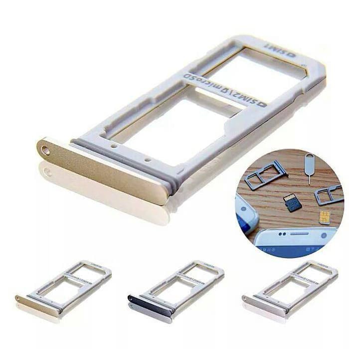 Sim Tray Samsung S7 Edge Slot Card SimSlot Lock SimCard SimTray G935