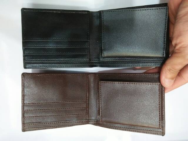 Dompet cowok polos lipat pendek pasir