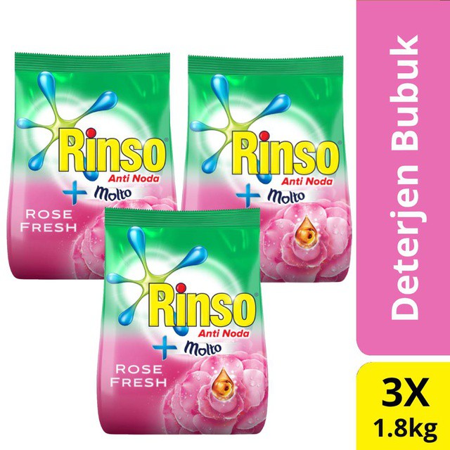 RINSO DETERGENT MOLTO PINK 1,8 kg