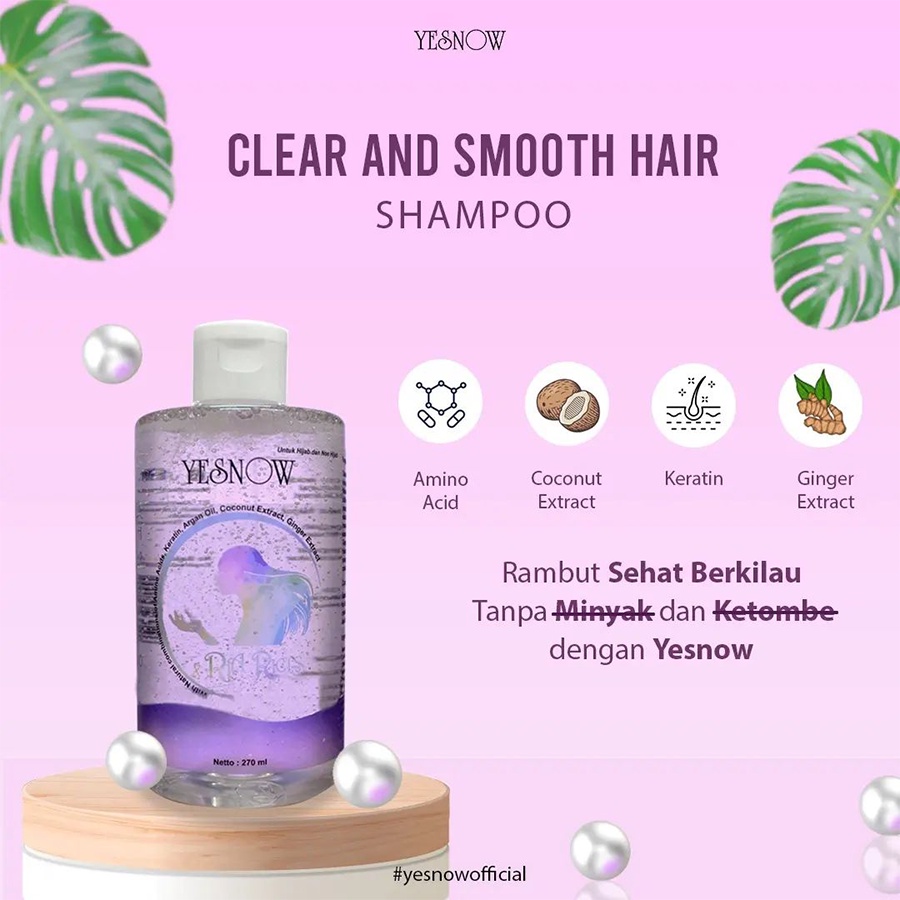 ❤ BELIA ❤ YESNOW x RIa Ricis Hair Care Series | Shampoo | Conditioner | Hair Tonic | BPOM