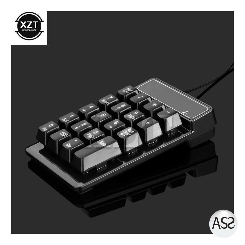 ASS Shop - XZT Mechanical Gaming Numeric Keypad Numpad USB Black Switch - XZT123