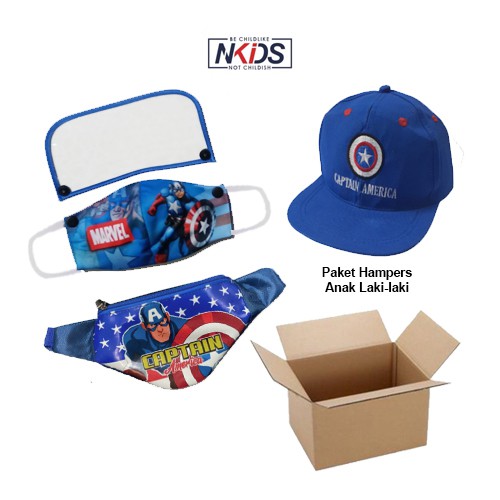 Paket Kado Anak Laki-laki / Hadiah Ulang Tahun Anak Cowok / Masker Anak