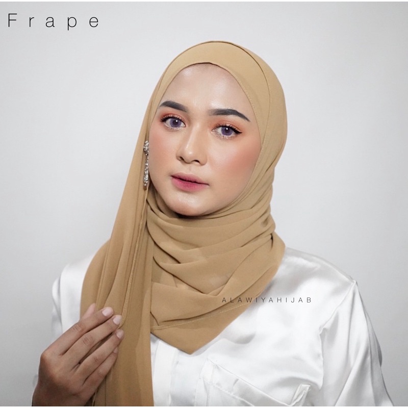 PASHMINA PANJANG EXCLUSIVE ALAWIYAHIJAB 185x75 cm-Frape