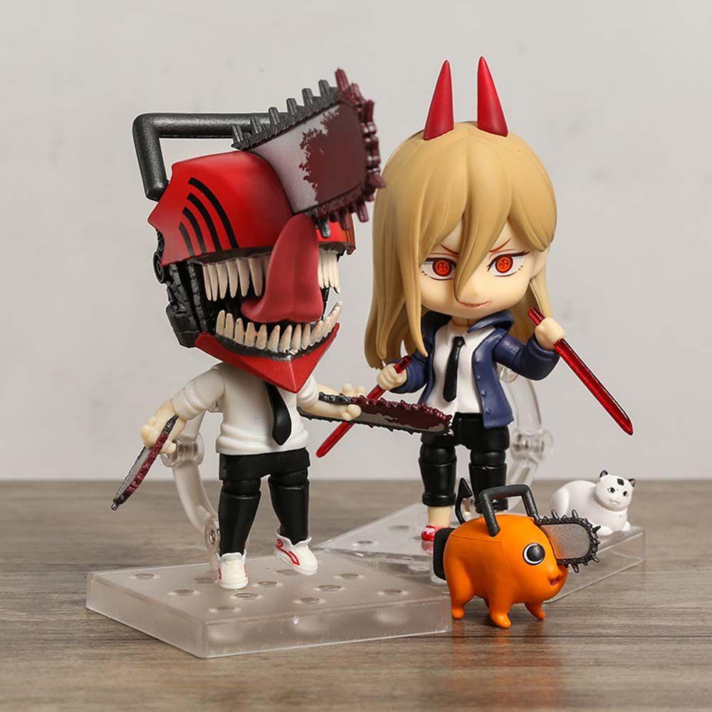 Needway   Chainsaw Man Action Figure Hayakawa Power Pochita Hiasan Mobil Power Patung Anime Peripheral Gambar Anime Figure Model