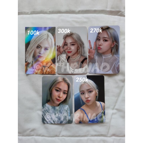 Pc Photocard Pob Benefit Itzy Ryujin Not Shy Wd Withdrama Wf Withfans Mmt Bundle