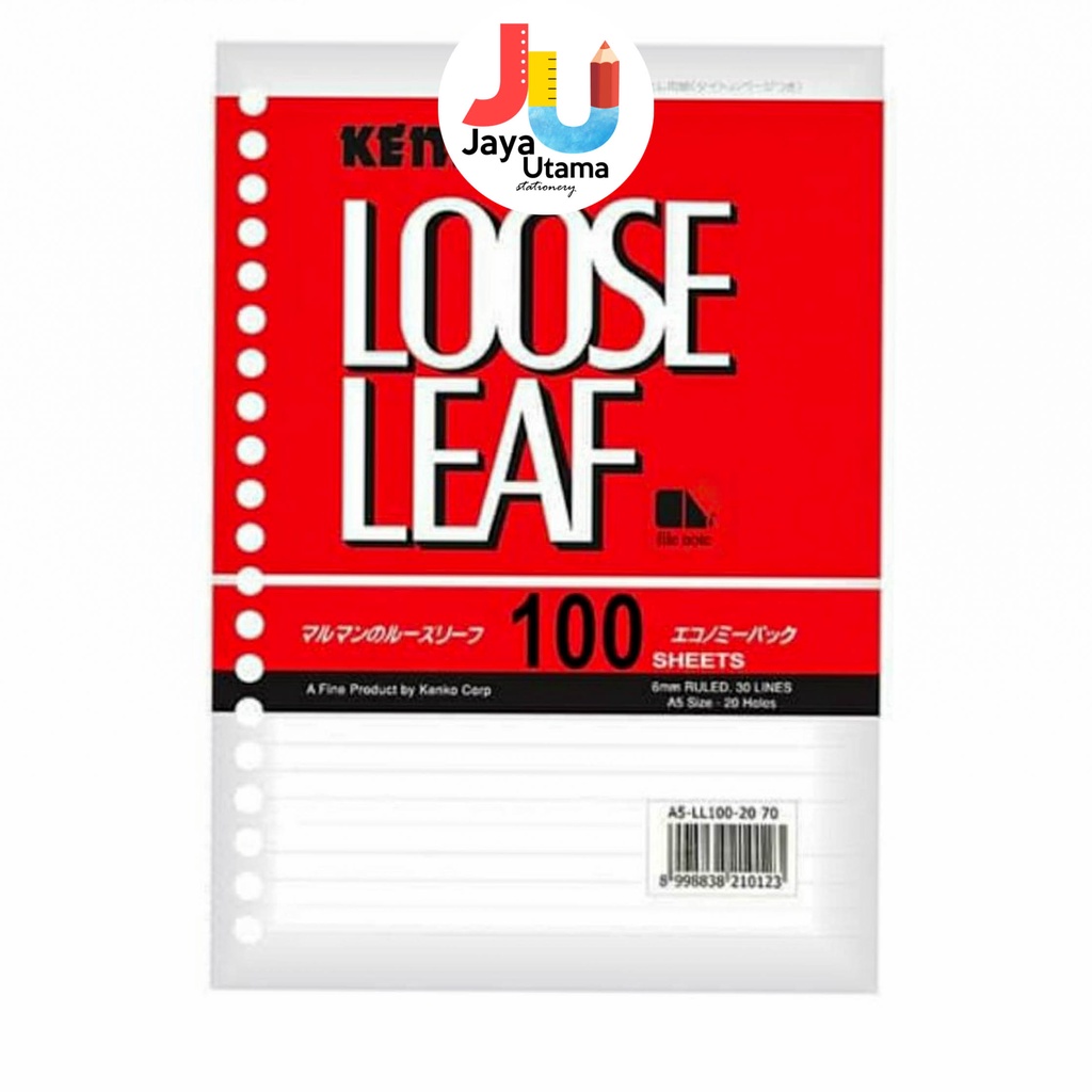 

Loose Leaf A5 100 Lembar Kenko