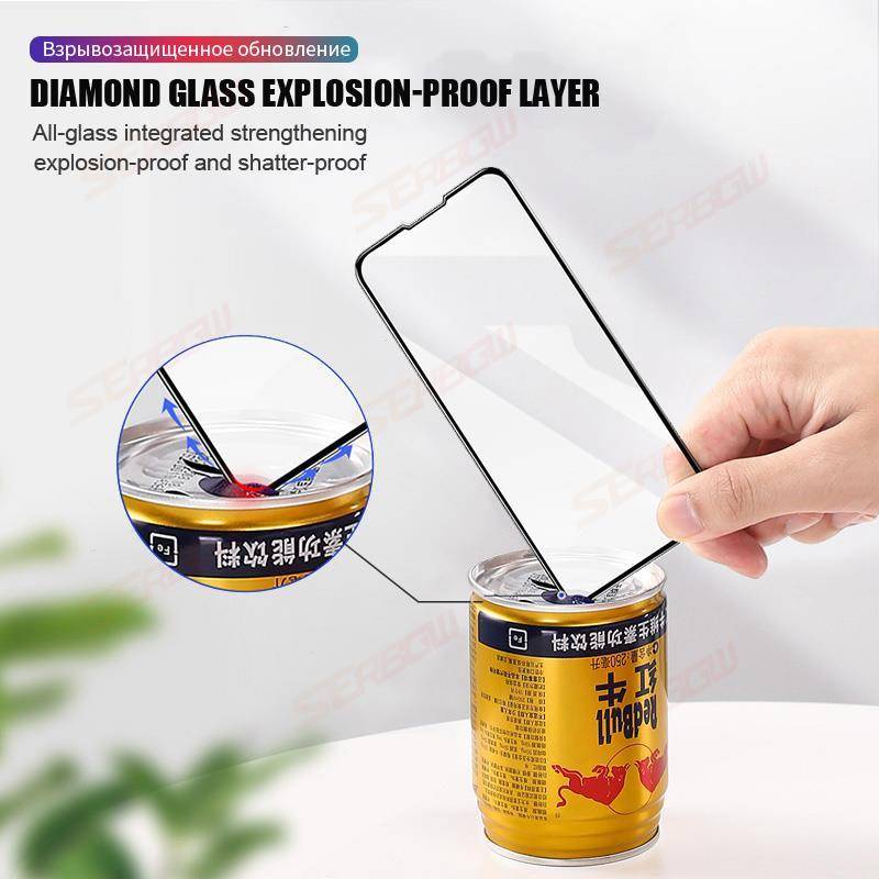 Pelindung Layar Tempered Glass 9D Untuk Apple iPhone 11 12 13 Pro MAX Mini 6 6s 7 8 Plus SE 2020 2022 SE3