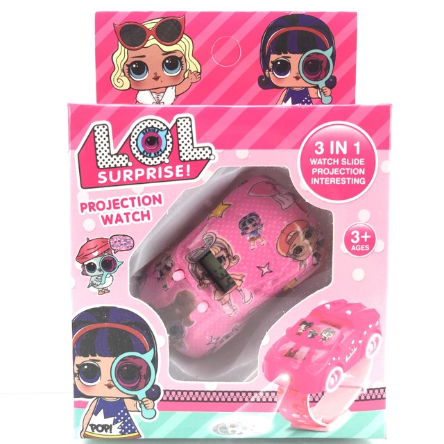 ［Ready Stock］Jam tangan anak laser LOL AVENGERS super hero jam mobil 3in1 2287