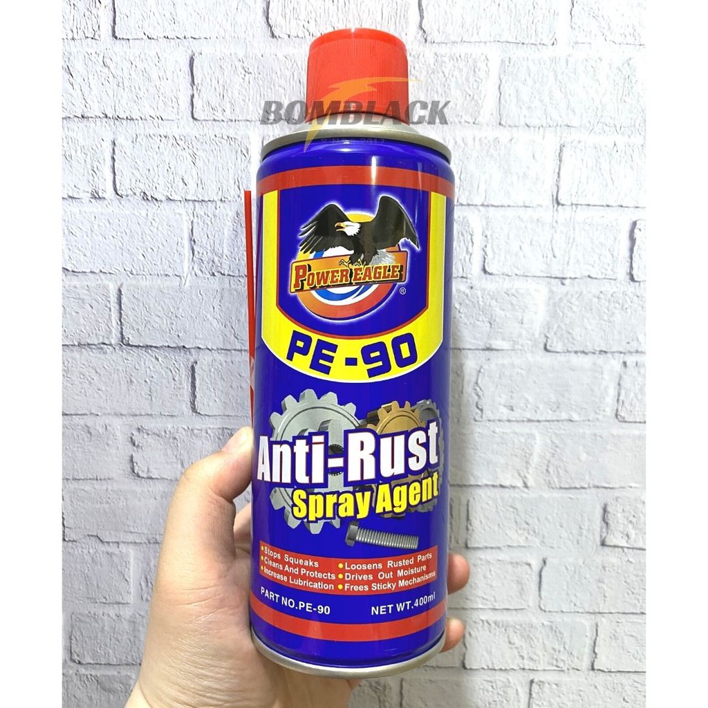 POWER EAGLE Cairan Pelumas Pembersih Anti Karat Rust Besi Logam 400 ml