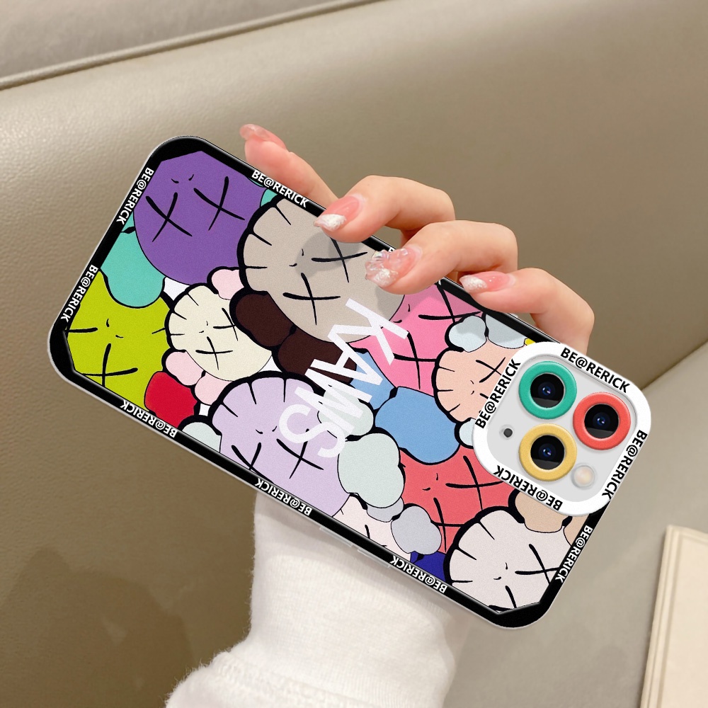 Soft Case TPU Transparan Motif Kartun Angel Eye Untuk iPhone 11 12 13 Pro Max X XR XS Max 13 12 Mini 7 8 Plus SE 2020 SE 2022