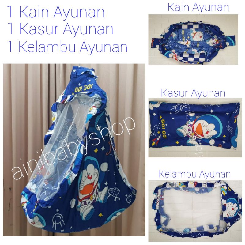 Paket Manual Ayunan Bayi Portable Warna Warni Tiang ORIENT