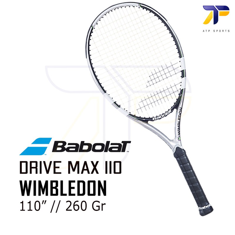 Raket Tenis Tennis Babolat Drive Max 110 Wimbledon  260 Gram
