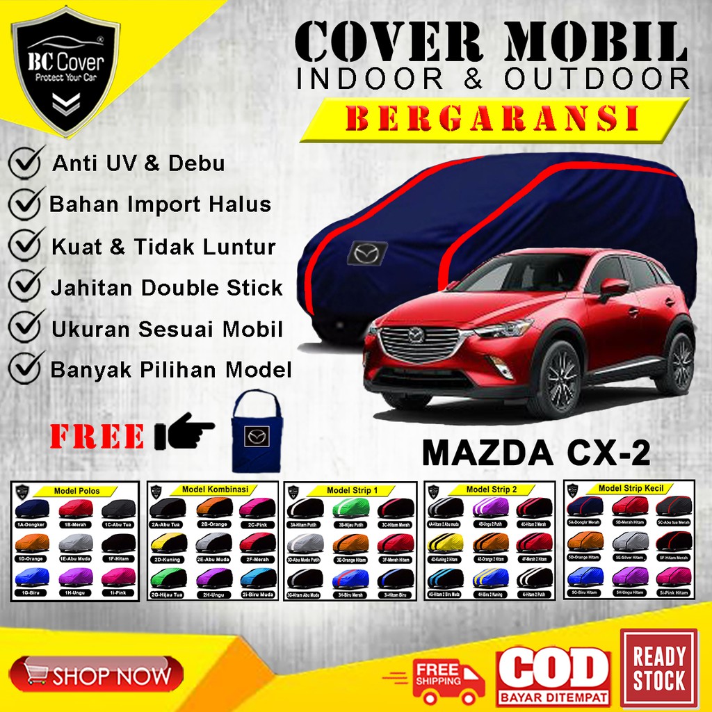 Cover Mobil Mazda CX2, Sarung Mobil Mazda CX-2, Mantel Selimut Tutup Pelindung Penutup Outdoor