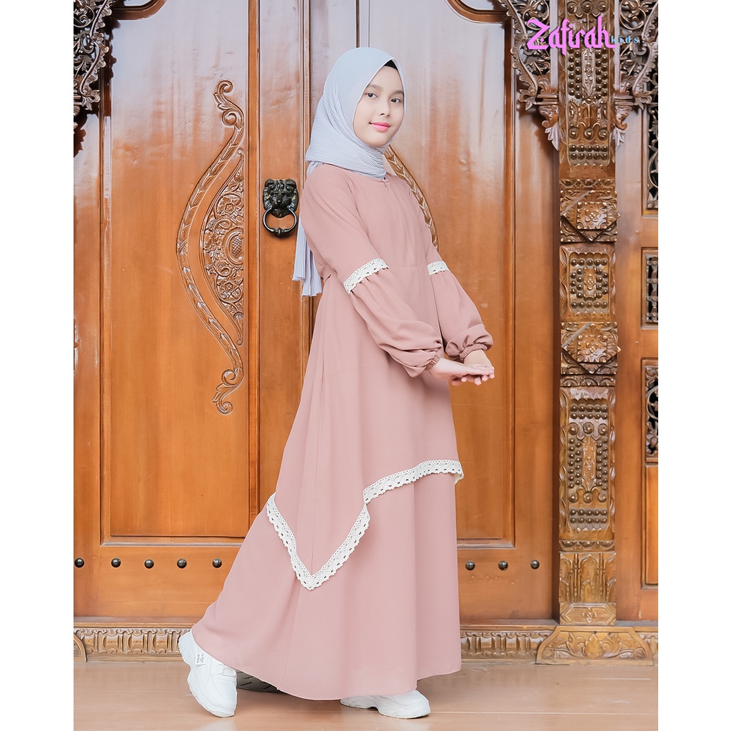 Gamis Malaysia Renda Anak Ori Zafirah Kids