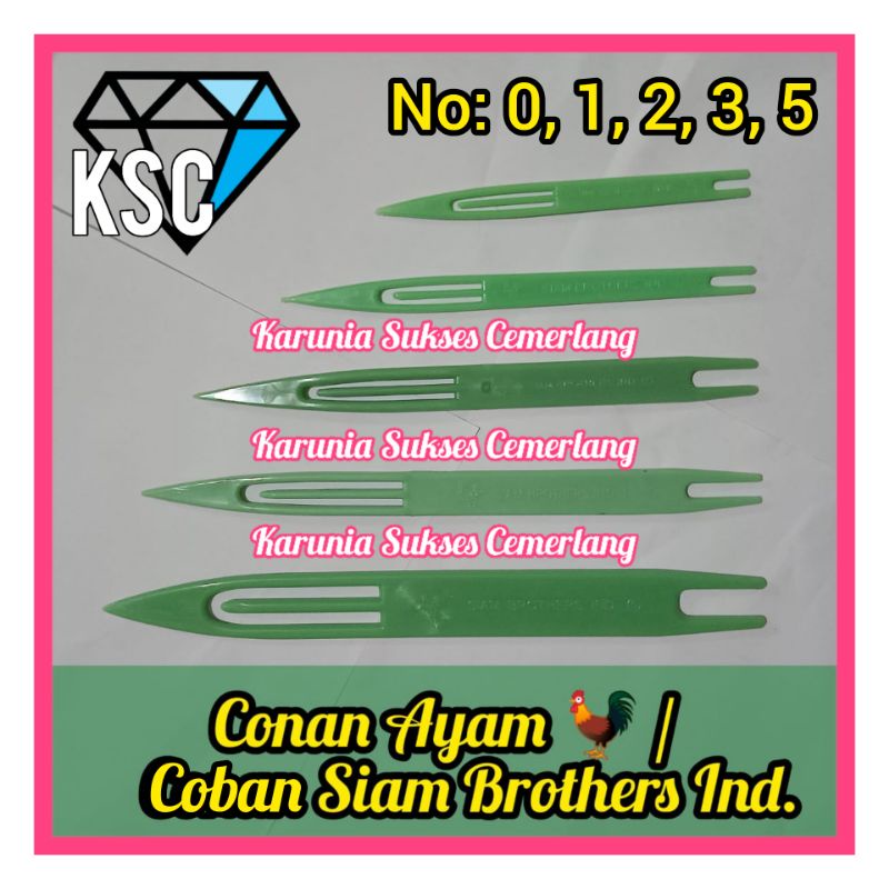 COBAN SIAM BROTHERS / COBAN CAP AYAM / ALAT JAHIT JARING / JARUM JARING IKAN CAP AYAM / COBAN NO 3
