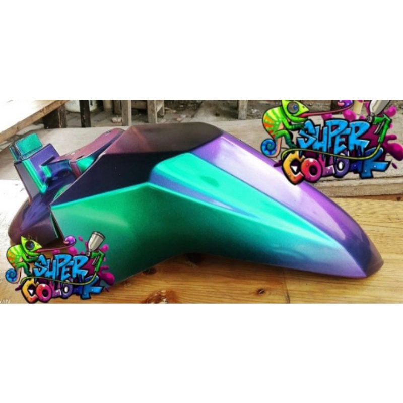 cat bunglon 100mili SUPER COLOUR 3warna biru merah hijau harga lebih murah bergaransi