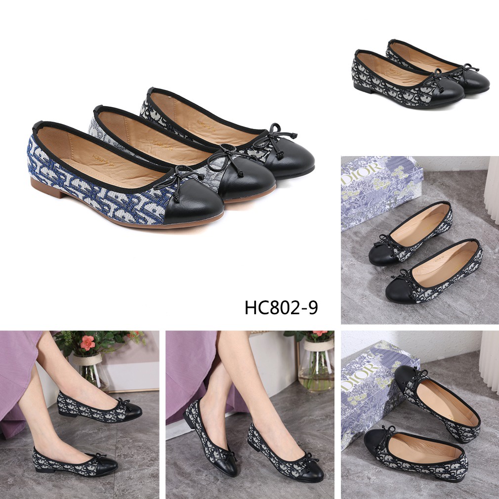 DR Oblique Flat Heel Shoes HC802-9