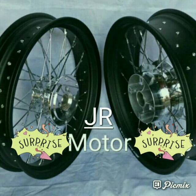 Velg paket motor CBR 150R Tiger Revo Megapro Primus velg 300 450 ring 17