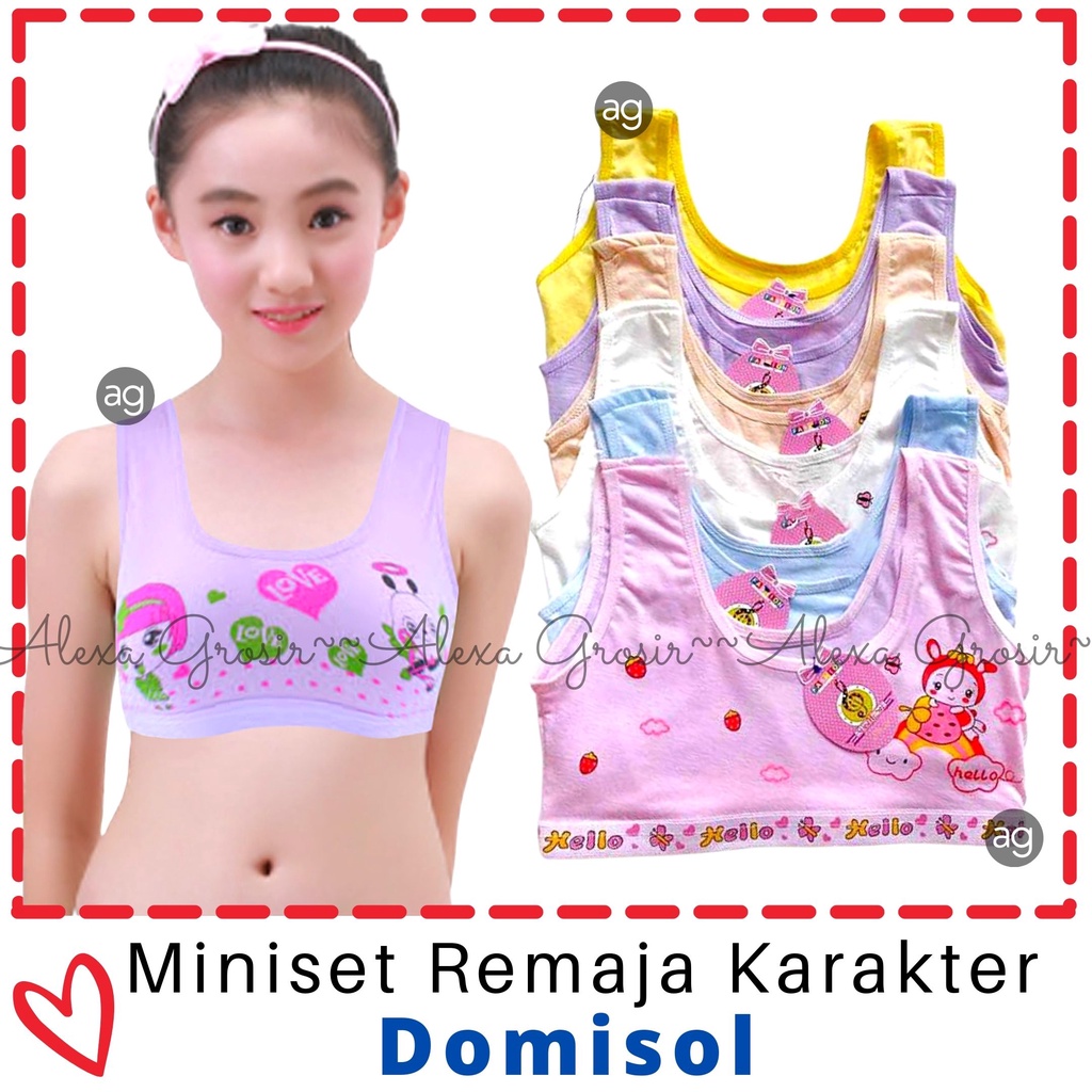 MINISET DOMISOL | miniset kaos dalam tangtop sd smp remaja kaos dalam sport