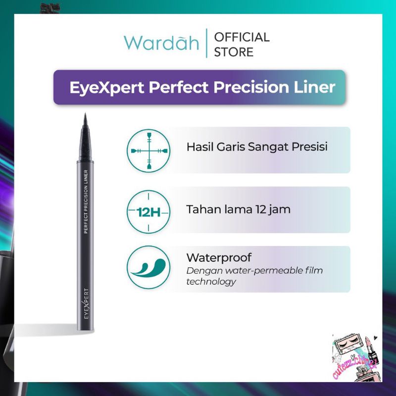 ☃Cutezz_Ching1☃Wardah Eyexpert Perfect Precision Liner