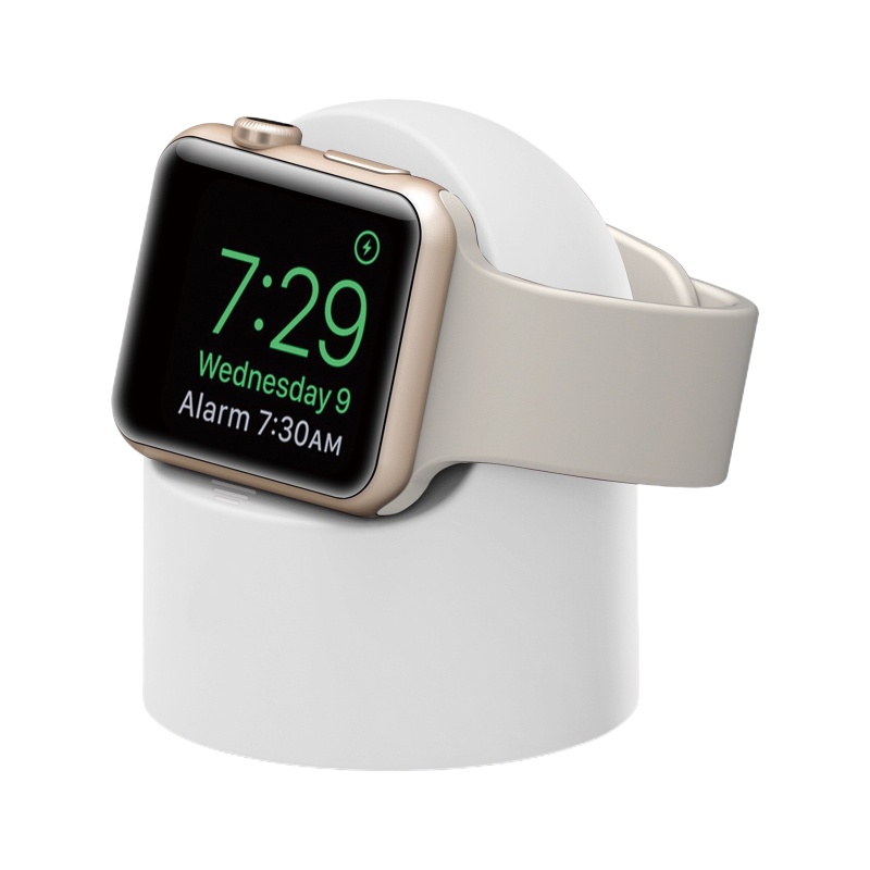 Btsg Charging Stand Untuk Watch/M26/S7/W7/DT7/HW22 Charger Bracket Dock Silicone Holder