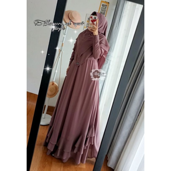 shameera set / gamis athata/ gamis syari / gamis ceruty
