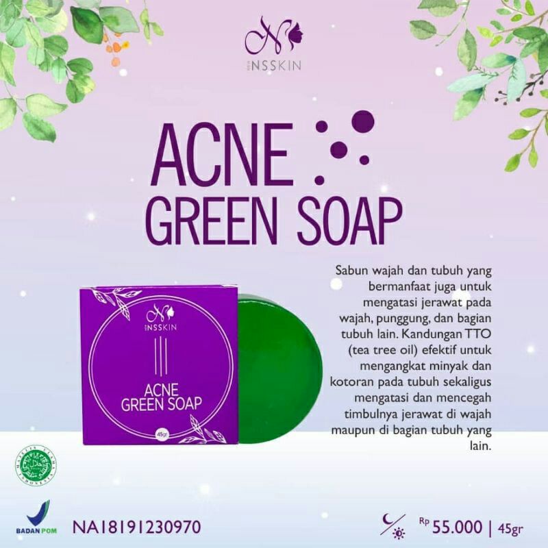 Acne Green Soap Ns Skincare