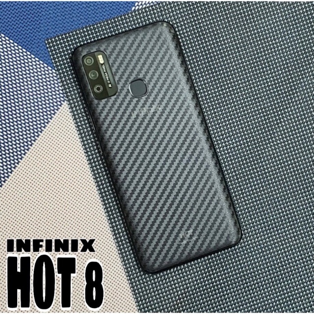 INFINIX HOT 10 PLAY/NOTE 8/SMART 5 SMART5/ZERO 8/HOT 8/HOT 9 PLAY SKIN KARBON GARSKIN BELAKANG HP