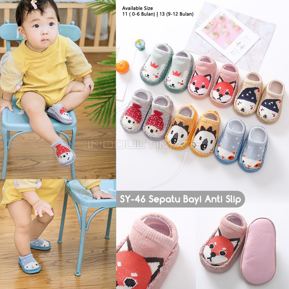 1Pcs Kaos Kaki Sepatu Bayi Baby Prewalker Shoes Alas Kaki Anak Bayi Balita Baru Lahir SY-46 Baby Socks