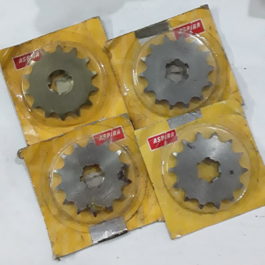 Gear - Gir Rantai Depan Yamaha Alfa Sigma Force 1 14T merk Aspira