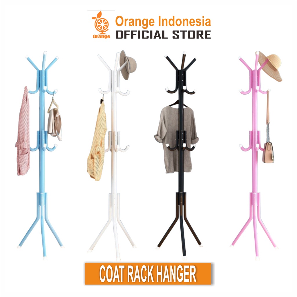 Gantungan Berdiri Jaket Tas Standing Topi Coat Rack Hanger Gantungan Serbaguna CT01