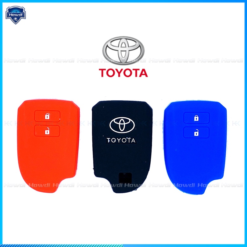 Cover Kunci Remote Mobil Keyless Bahan Silikon Untuk Toyota Vios