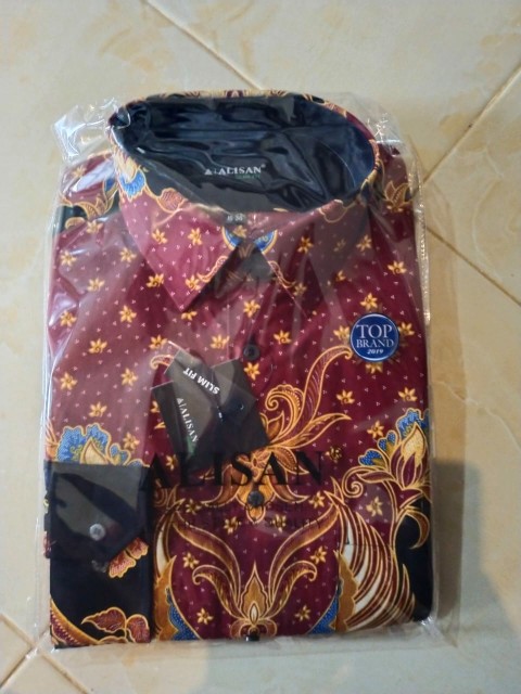 Batik Pria Kombinasi Prada Lengan Pendek Exlusive Matt Katun Oil Premium Size M L Xl