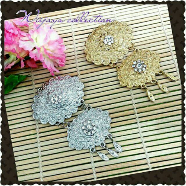 Bross kutubaru susun 2 etnik oval