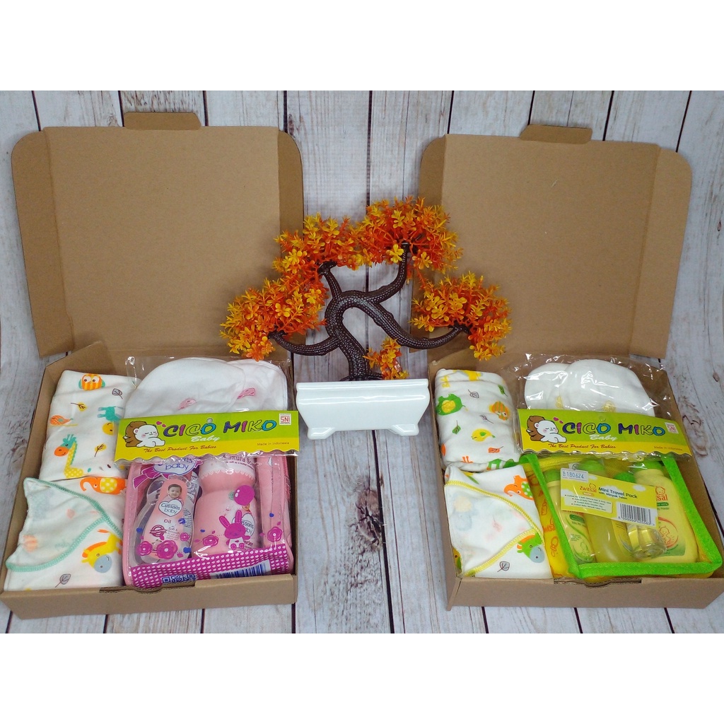 COD Kado bayi murah Pakaian bayi Hampers bayi Parsel bayi Paket bayi Gift box baju bayi Setelan baju bayi Kado cussons bayi Kado zwitsal bayi Set baju bayi baru lahir Kado jenguk bayi/ Zafka Store id