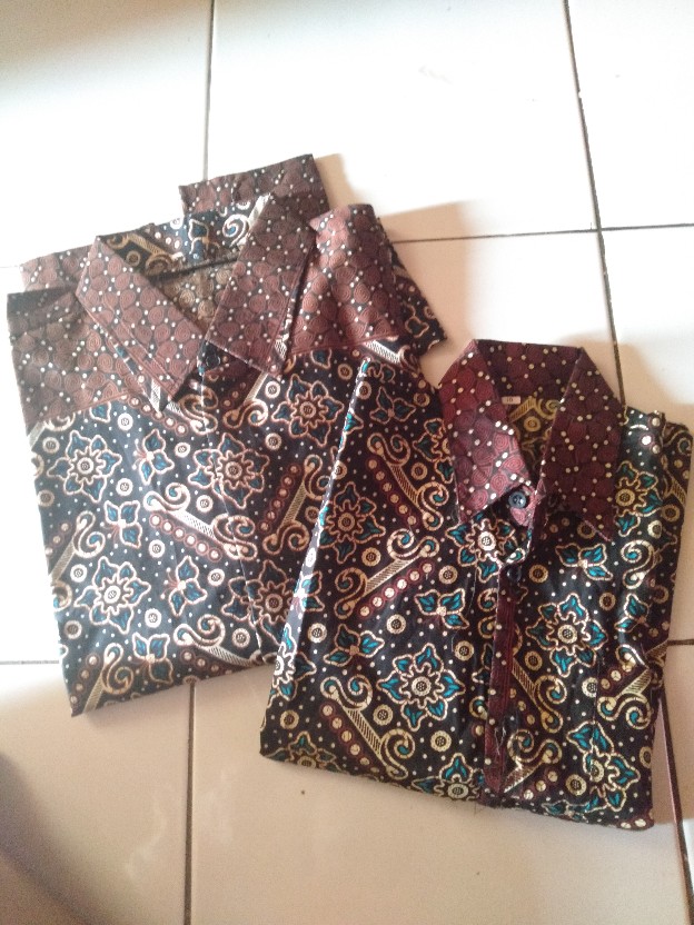 Baju Batik Anak Cowok/couple Batik Ayah Anak