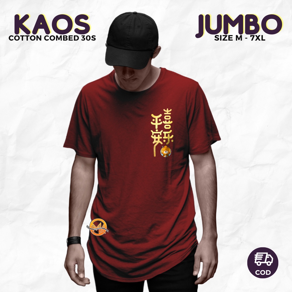 KAOS IMLEK PRIA JUMBO PREMIUM BAJU IMLEK 2022 EDISI SPESIAL SHIO MACAN DEWASA