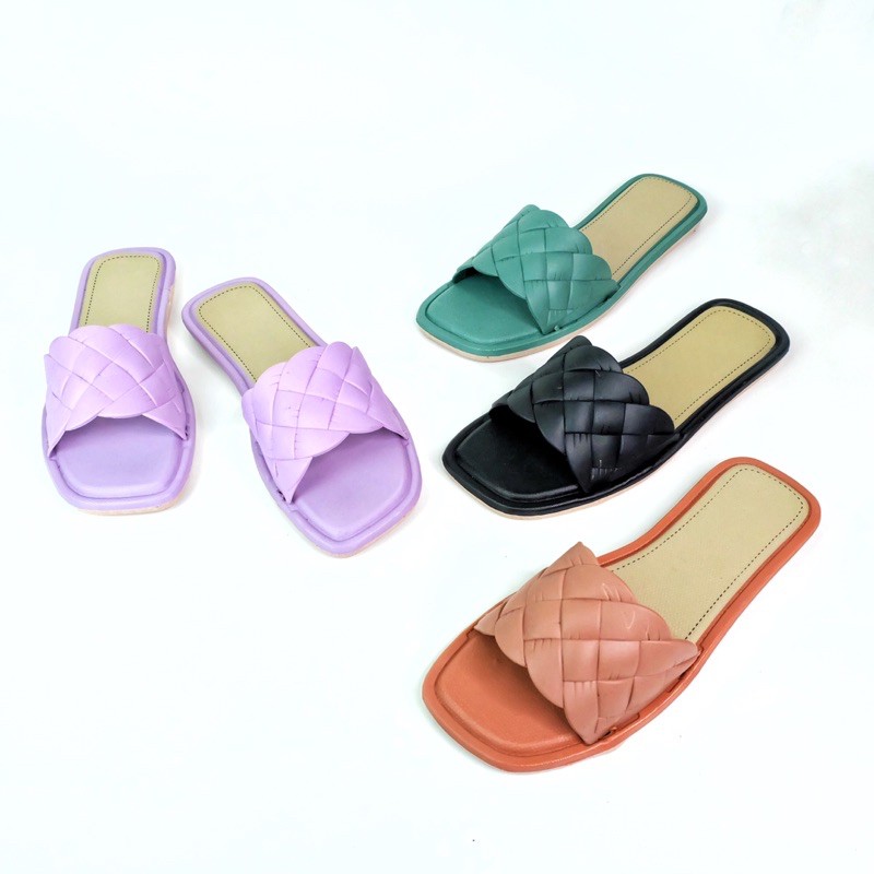 ( GISEL) Sandal BOLONI slop wanita/sandal fashion/sandal santai