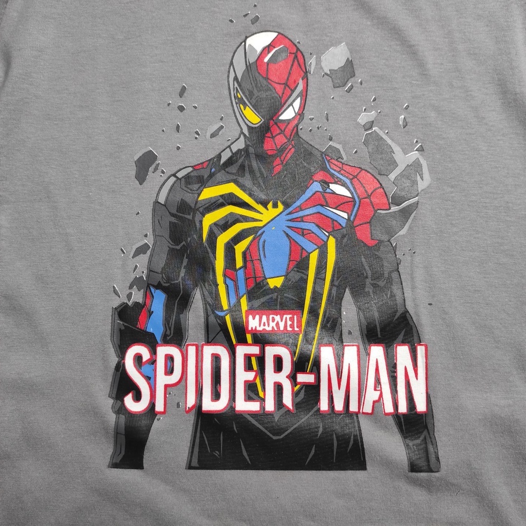 KAOS ANAK LAKI LAKI SPIDERMAN ABU 1-8 TAHUN